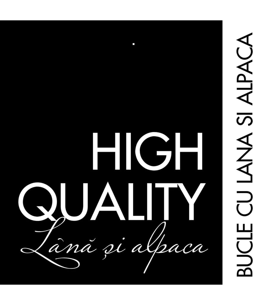 Fusta office din bucle cu lana si alpaca