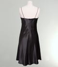 Rochie satin cu pasmanterie fina margele