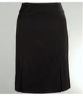 Fusta stofa neagra in cute duble