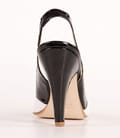 Pantofi Via Montenapoleone Sara combinatie alb - negru 4047