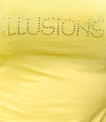 Tricou jerse satinat cu aplicatie cristale