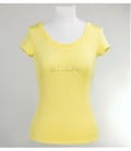 Tricou jerse satinat cu aplicatie cristale