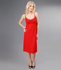 Rochie decoltata cu aplicatie strasuri cristal
