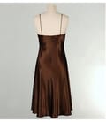 Rochie de satin cu aplicatie cristale