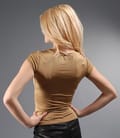 Tricou jerse satinat