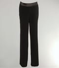 Pantaloni din saten negru