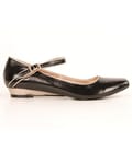 Balerini din piele lacuita neagra Irregular Choice 3585
