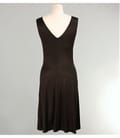 Rochie jerse uni cu falduri