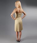 Rochie ocazie cu efect satinat