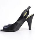 Sandale Again&Again din piele neagra 9627