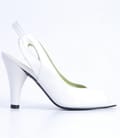 Sandale Again&Again din piele alba 9627