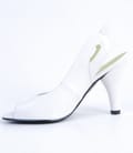 Sandale Again&Again din piele alba 9627