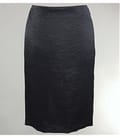 Fusta eleganta neagra cu efect satinat