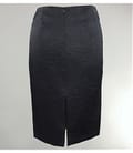 Fusta eleganta neagra cu efect satinat
