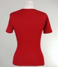 Tricou din jerse uni cu nod