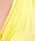 Tricou cu falduri din jerse satinat