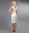 Rochie eleganta cu aplicatie strasuri cristale