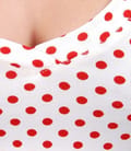 Tricou jerse imprimeu geometric