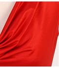 Tricou cu falduri din jerse satinat