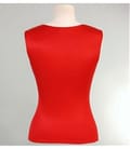 Tricou cu falduri din jerse satinat