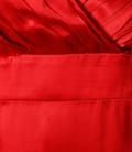 Rochie din saten cu pieptii suprapusi