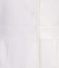 Sacou elegant alb din stofa elastica