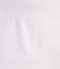 Sacou elegant alb din stofa elastica