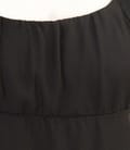 Rochie din voal negru cu funda
