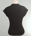 Tricou cu guler si decolteu in V