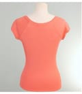 Tricou cu maneca raglan si nervuri in talie