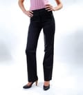 Pantaloni cu buzunare din bumbac negru