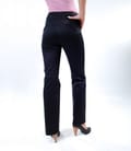 Pantaloni cu buzunare din bumbac negru