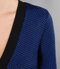 Rochie jerse imprimat cu cordon