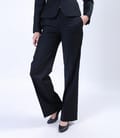 Pantaloni lana neagra cu buzunare