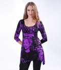Bluza evazata cu imprimeu Marilyn Monroe