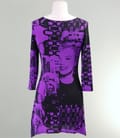 Bluza evazata cu imprimeu Marilyn Monroe