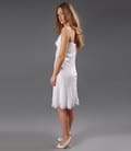 Rochie din viscoza brocart alba