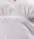 Rochie din viscoza brocart alba