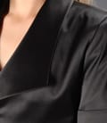Bolero din saten negru