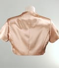 Bolero auriu cu efect satinat