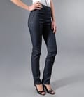 Pantaloni tip jeans cu nervuri