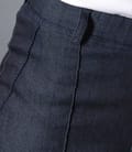 Pantaloni tip jeans cu nervuri