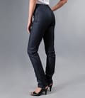 Pantaloni tip jeans cu nervuri