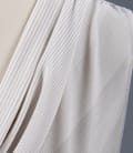 Tricou cu falduri din jerse imprimat