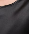 Rochie din saten si dantela cu funda