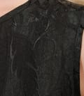 Bluza din viscoza brocart negru cu dantela