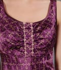 Rochie din saten elastic imprimat