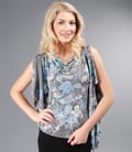 Tricou fluture din jerse imprimat