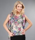 Tricou fluture din jerse imprimat