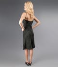 Rochie din viscoza brocart neagra